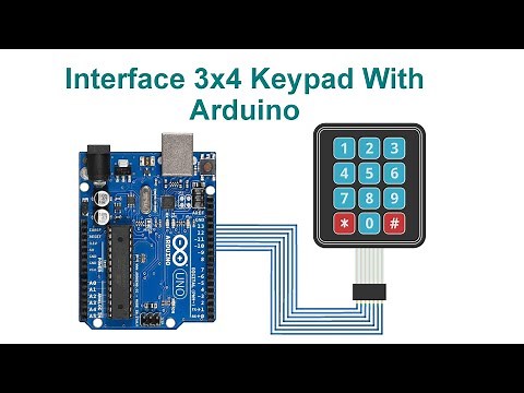 How to Interface 3x4 Keypad with Arduino | Code & Circuit | Proteus Simulation