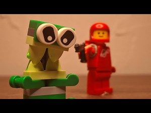 When an American Finds a Hostile Alien | Lego Stop Motion Animation