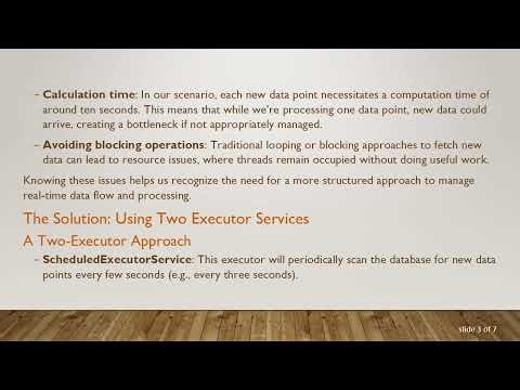 Processing Real-Time Data with ExecutorService