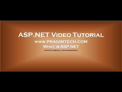 What is ASP.NET Part 1