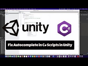 How To Fix Autocomplete in C# scripts in Unity