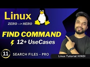 Linux FIND COMMAND Tutorial With Practical 12 UseCases or Examples [HINDI]