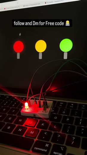 hovering Led effects using python Html and arduino #shorts #viral
