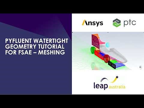 Ansys Fluent – Automate aerodynamics simulation using Pyfluent! (Part 1 of 2 - Meshing)