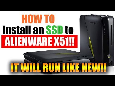 HOW TO ADD SSD TO AN ALIENWARE x51. Best way to revive your Windows PC + make it run like brand new!