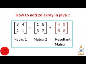 how to add 2d array in java | matrix addition in java | malayalam | Code eureka
