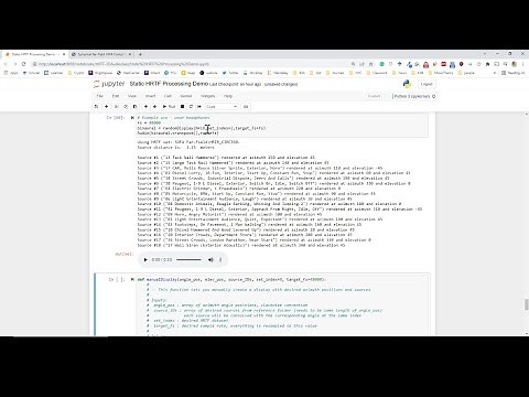 3D Audio HRTF Processing in Python - Part 2