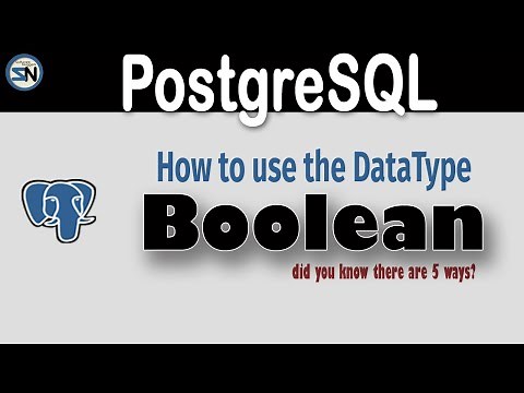 PostgreSQL - How to use the Boolean Data Type. Did you know there are 5 Ways to say TRUE or FALSE?