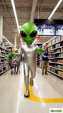 Alien on Earth: Wallmat Adventure! 👽🛒