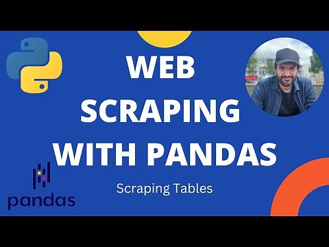 Web Scraping with Pandas | Scraping Tables in 2 minutes!