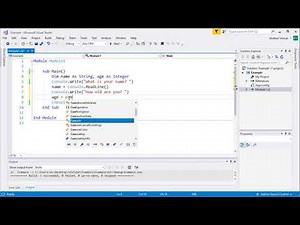 Visual Basic - Input and Output with a Console Application