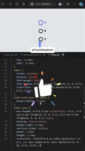 ✅ Use correct way to style Radio Buttons | CSS Styling #subscribe