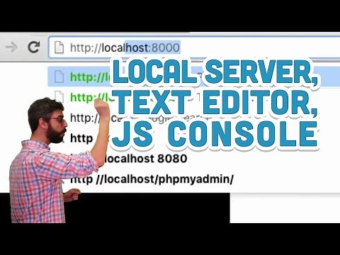 9.12: Local Server, Text Editor, JavaScript Console - p5.js Tutorial