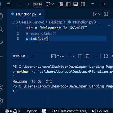 expandtabs() Method in Python | String Methods #pythontricks #shorts #python.