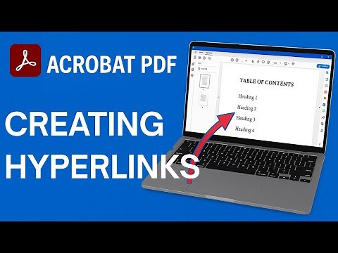 How to Create Hyperlinks in PDF with Adobe Acrobat | Step-by-Step Tutorial