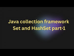 🔥 Java Collection Framework - Set Interface Explained (Part 1) | How HashSet works