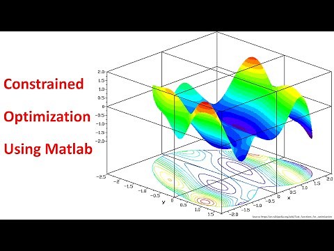 How to Solve Constrained Optimization Problems Using Matlab