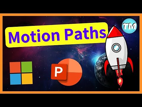 How to use Animations in PowerPoint to create Motion Paths