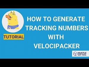 How to generate tracking numbers automatically and manually.