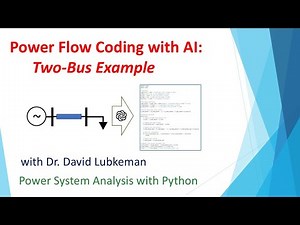 Power Flow Coding with AI - Two Bus Example