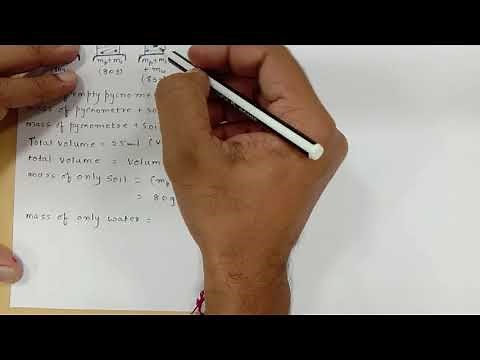 MEASUREMENT OF BULK AND PARTICLE DENSITY OF THE SOIL WITH PYCNOMETER