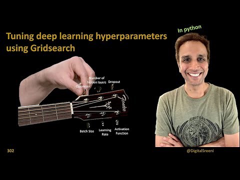 302 - Tuning deep learning hyperparameters​ using GridSearchCV
