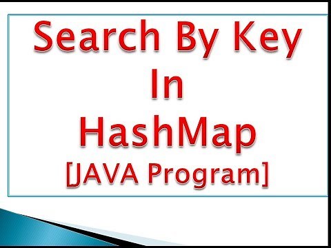 HashMap : Search By key using containsKey() Method in java