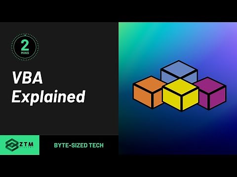 What is VBA? | VBA Explained in 2 Minutes For BEGINNERS.