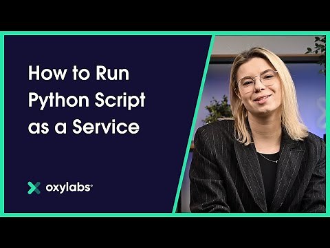 How to Run Python Script as a Service Windows & Linux