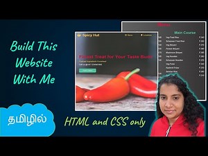 Building A Fully Responsive Restaurant Website| HTML and CSS Project | Logic First Tamil