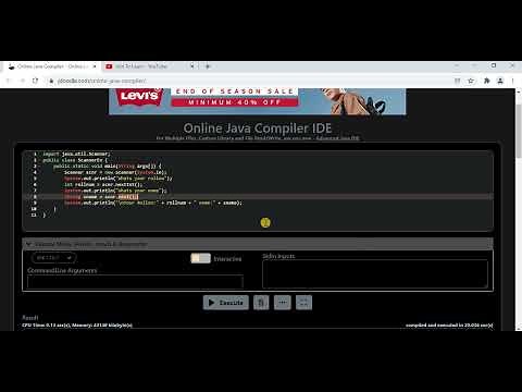 JDoodle (Java Online Compiler) - How to give input? - Interactive Mode - Java Tutorial for beginners
