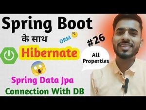 Hibernate With Spring Boot | ORM | Spring Data Jpa | ‪@AadiandJava1705‬