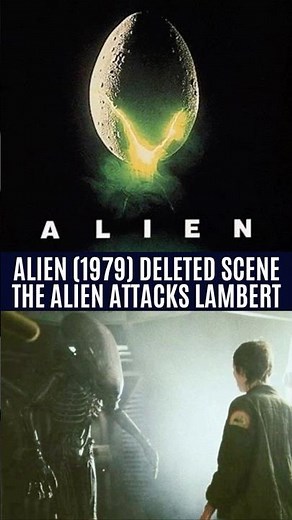 Alien (1979) DELETED SCENE The Alien Attacks Lambert #alien #alienday