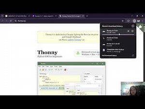 Step by step tutorial how to download thonny 4.1.7 python compiler