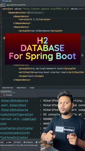 H2 Database For Spring Boot Applications