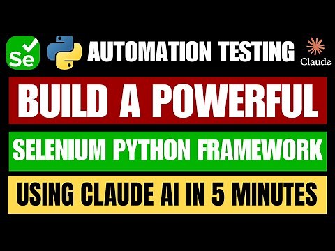 Build a Powerful Selenium Python Framework with AI in 5 Minutes!