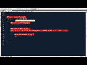 21.3 : User-Defined Annotations in Java | [Abdul Bari] Java Course
