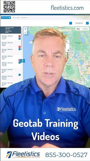 Geotab Training Videos - Short videos on using the Geotab platform.