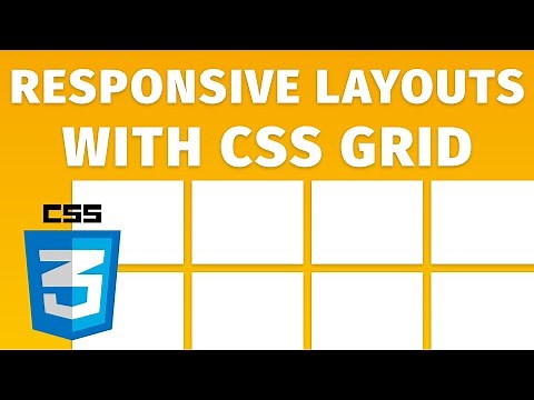 Build Responsive CSS Layouts with CSS GRID ~ Beginner Tutorial