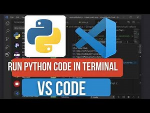 How to run python code from the terminal of vs code | Run Code in VS Code Terminal | Simple guide