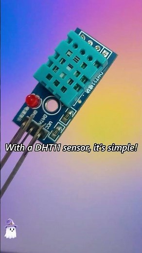 DIY Arduino Temp Monitor | DHT11 Sensor #arduino #dht11 #temperaturesensor #arduinoproject #sensors