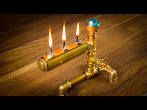 DIY Steampunk Industrial Pipe Oil Lamp