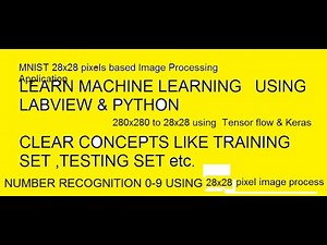 MNIST LABVIEW PYTHON APPLICATION EXAMPLE FOR IMAGE PROCESSING