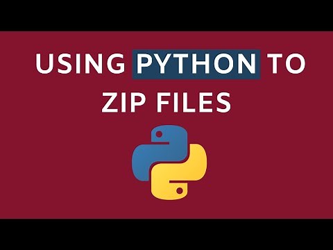 Using python to zip files