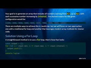 How to Generate an Array of Numbers Between Two Values with an Interval in JavaScript