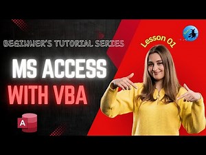 MS Access VBA Tutorial for Beginners: Lesson 1 - Introduction to Access & VBA | #msaccess