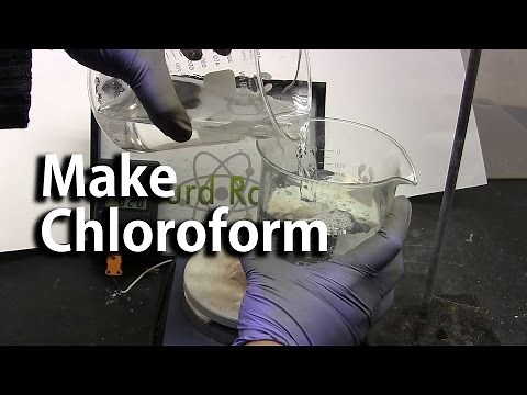 Make chloroform by the haloform reaction