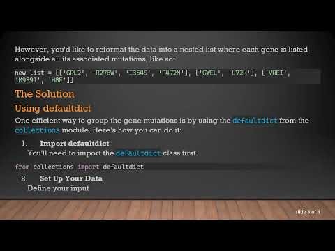 How to Create a Nested List from Unique Values in Python