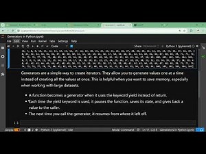 Generators in Python