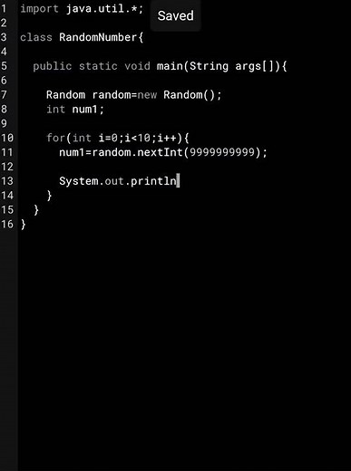 Generate Random Number in Java